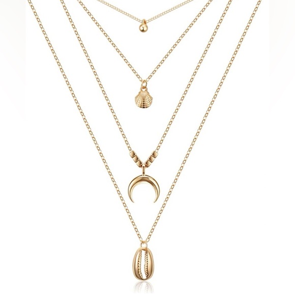 Liv Oliver Jewelry - NEW Liv Oliver 18k Gold Multi Strand Layer Necklace💛